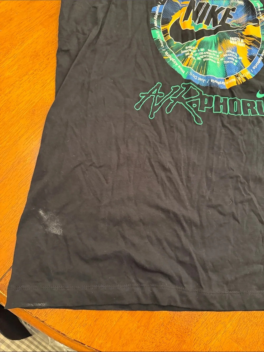 Nike Black Tank with Multicolor Circular Graphic xl